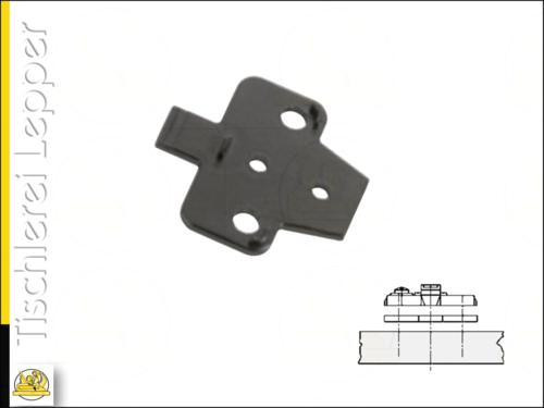 Hhenausgleichsplatte 2mm fr Montageplatten Mepla Click-on